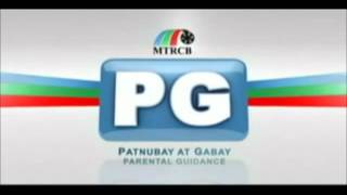 MTRCB Rated PG Graphic HD ABSCBN before EBoy [upl. by Sissel861]