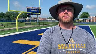 Belleville head football coach Brian Antab talks about the upcoming 2023 season [upl. by Pachston962]