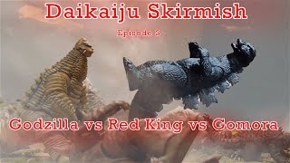 Daikaiju Skirmish Episode 3 Godzilla vs Red King vs Gomora [upl. by Neehsar836]