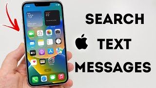 How To Search Within Text Messages On iPhone  Full Guide [upl. by Byron]