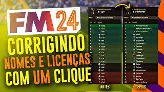 FM 24  APRENDA A CORRIGIR O LICENCIAMENTO DOS CLUBES COM 1 CLIQUE ATUALIZADO [upl. by Jacqueline]