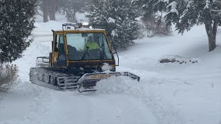 SnowPocalypse 2024  Battling 6 Feet Of Fresh Powder In Bumble the Snowcat [upl. by Der]