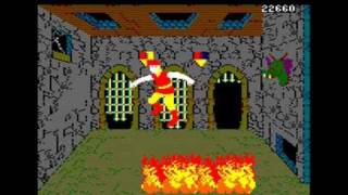 AMSTRAD CPC Dragons Lair Part II  Escape From Singes Castle  Review amp Longplay [upl. by Bainter]