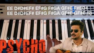 Unna Nenachu Song  Psycho  Keyboard Tutorial  Sid Sriram  Ilaiyaraaja  BeatZ Notes [upl. by Dickie]