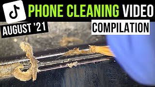 Best of August 2021 phone cleaning TikTok videos compilation [upl. by Lynad]