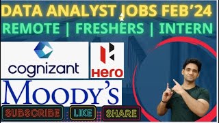 Data Analyst Jobs for Freshers  Data Analyst Job in India  Remote Data Analyst Jobs  Data Analyst [upl. by Aitnwahs]