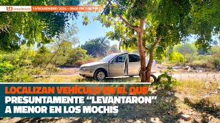 Localizan vehículo en el que presuntamente “levantaron” a menor en LosMochis [upl. by Daisy937]