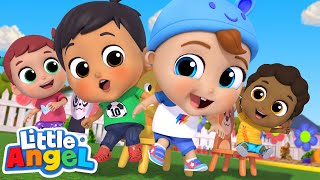 Musical Chairs Song  LittleAngel Kids Songs amp Nursery Rhymes [upl. by Nolyad]