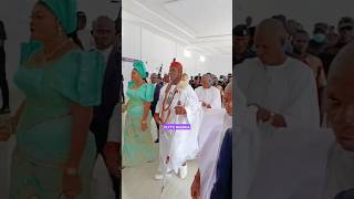 Arrival of imperial majesty Ooni ENITAN BABATUNDE OGUNWUSI OJAJA II AND OLORI TOBI IN AKURE [upl. by Ecyaj]