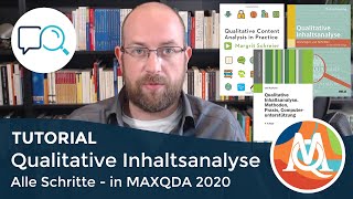 Qualitative Inhaltsanalyse  Umsetzung aller Schritte  mit MAXQDA 2020 [upl. by Loar]