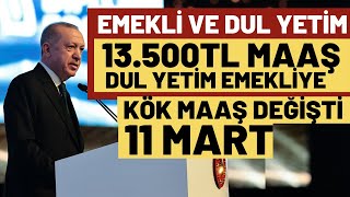 EK ZAM EMEKLÄ° 4A4B4C KÃ–K MAAÅ ARTIÅI 13500TL 14500TL SSK BAÄKUR EMEKLÄ° MAAÅLARI EMEKLÄ° HABERLERÄ° [upl. by Yessak971]