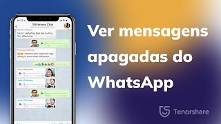 Como ver mensagens apagadas do WhatsApp  Tutorial Completo [upl. by Htiderem344]