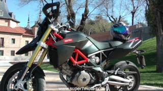 Prueba Aprilia Dorsoduro 750 factory Super7 [upl. by Claresta]