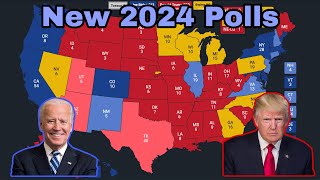 2024 Election Based On The Polls  Trump Vs Biden April 2024 [upl. by Rosabelle]