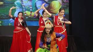 ADAs Annual Program 2024 Hori Khelata Hai Giridhari Performed by Visharad Students [upl. by Nimaynib]