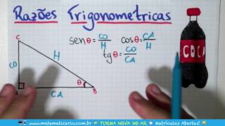 ⏱ TRIGONOMETRIA COM COCA E Soh Cah Toa 👉 Minuto Matemática [upl. by Anetta549]