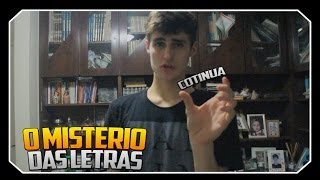 MISTÉRIO DAS LETRAS NOS VÍDEOS COTINUA 500K [upl. by Jehovah]