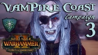 SLAAN GOLD QUEST Total War Warhammer 2  Vampire Coast Campaign  Luthor Harkon 3 [upl. by Ellerud]