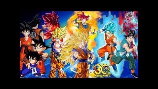 Tutte le trasformazioni di Goku in assoluto [upl. by Erlina]