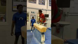 IShowSpeed shows u that gymnastics is harder than u think😂 gymnastics sport funny training [upl. by Oira]