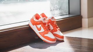 Nike Dunk Low SP quotSyracusequot Review amp OnFeet [upl. by Etteve613]