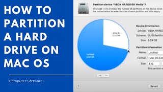 How to partition a hard drive on MacOS in 3 minutes [upl. by Drugi305]