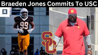 Braeden Jones Commits To USC  USC Football Recruiting News [upl. by Sibyls]