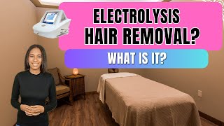 What is Electrolysis Hair Removal [upl. by Anerok]