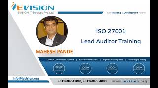 ISO 27001 Lead Auditor Training [upl. by Arrek775]