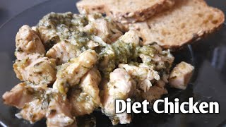 Diet Chicken with very less ingredients  Lemon and Pepper Chicken  Dry Chicken [upl. by Attelahs]