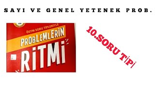 PROBLEMLERİN RİTMİ SAYI VE GENEL YETENEK PROBLEMLERİ 10 SORU TİPİİLGİLİ VİDEOLAR AÇIKLAMALARDA [upl. by Ahron756]