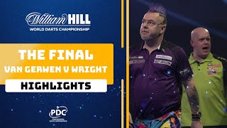 The Final Highlights  Wright v Van Gerwen  201920 World Darts Championship [upl. by Anit]