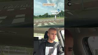 Een stukje uit de rijles 🚗☑️ leer van andermans fouten 😉 rijles ingreep rijexamen tips [upl. by Ynnej]