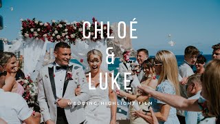 Chloe amp Lukes Wedding at The Gran Hotel Sol y Mar Calpe  Wedding Highlight Film [upl. by Alpers]