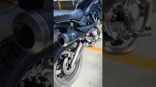 Ducati Scrambler Nightshift 2024 Termignoni exhaust – pure adrenaline on two wheels ducati [upl. by Angadreme120]