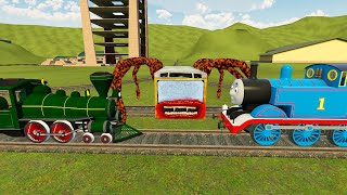 New Thomas the Tank Engine vs New Monster Bus eater Charles in Garrys Mod [upl. by Euqinobe]