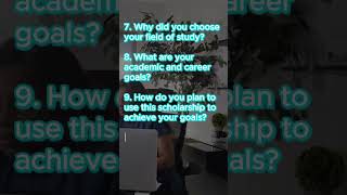 10 Scholarship Interview Questions You Should Know [upl. by Nnylecyoj822]