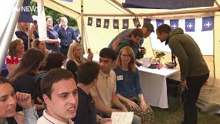 Bear Grylls special visit to 2nd Chieveley Scout Group ITV News Meridian 4 July 2022 [upl. by Leihcim713]