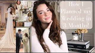 How I Planned my Wedding in 3 Months [upl. by Aniar448]