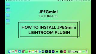 JPEGmini Tutorial How To Install The JPEGmini Lightroom Plugin [upl. by Houser]