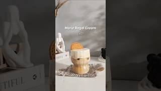 Marie Regal Cream Latte coffee coffeerecipe coffeelover dalgona cream [upl. by Lebasy]