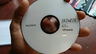 Sony DVDR DL 85GB [upl. by Kletter]