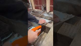 Fitting a concealed shower tray is not easy [upl. by Edijabab]