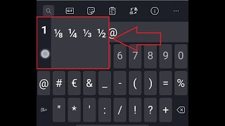 🤔 Como ESCRIBIR FRACCIONES en el TECLADO MÓVIL ½ FÁCIL y RÁPIDO 2024 [upl. by Adamson]