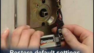 How To Restore the Schlage Keypad Lock to Original Factory Settings [upl. by Trela]