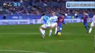 Barcelona vs Malaga 41  All Goal and Highlights  2212012 Liga BBVA [upl. by Ever]