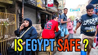 Is Walking in Egypts Poor Neighborhoods Dangerous Exploring the Streets of Cairo [upl. by Acinomal]