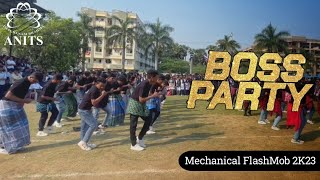 Boss Party Song Dance  Mechanical FlashMob 2023  ANITS  Ignition 2k23  flashmob mechanical [upl. by Carisa646]