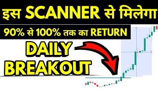 chartink scanner  3 Month Breakout Scanner  Daily breakout scanner [upl. by Gillie484]