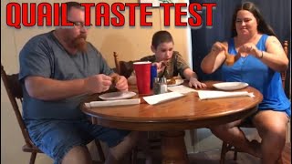 Coturnix Quail taste test [upl. by Hanah]